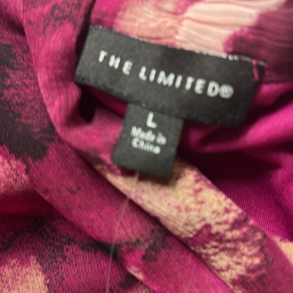 The Limited Tie Neck Floral Blouse - Picture 5 of 6